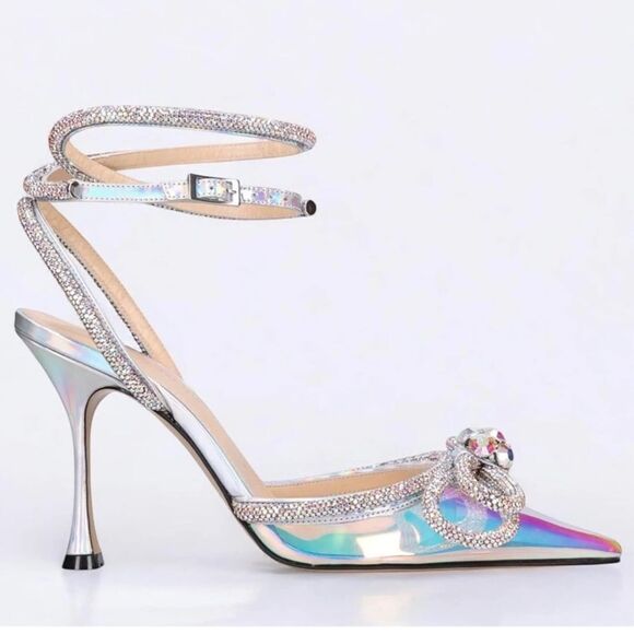 Mach & Mach Sparkling Rhinestone Heels - Picture 11 of 12